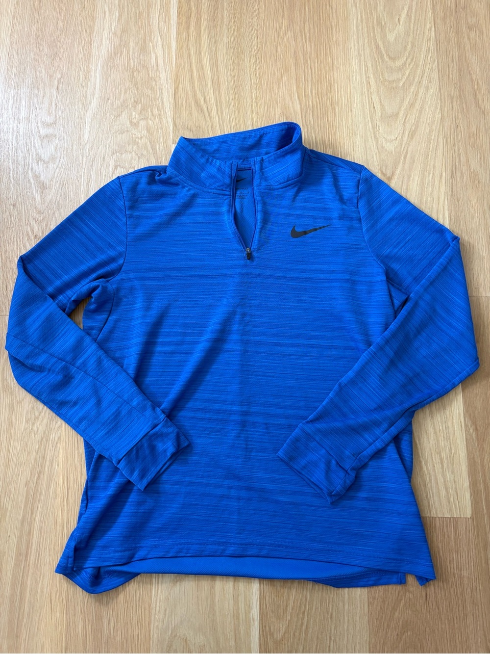 Nike Men’s Dri-FIT Blue Quarter-Zip Pullover
